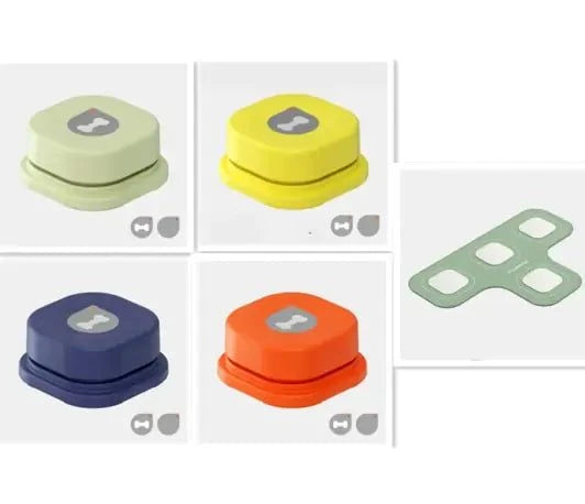 Interactive Pet Communication Button – Recordable Talking Button for Dogs & Cats