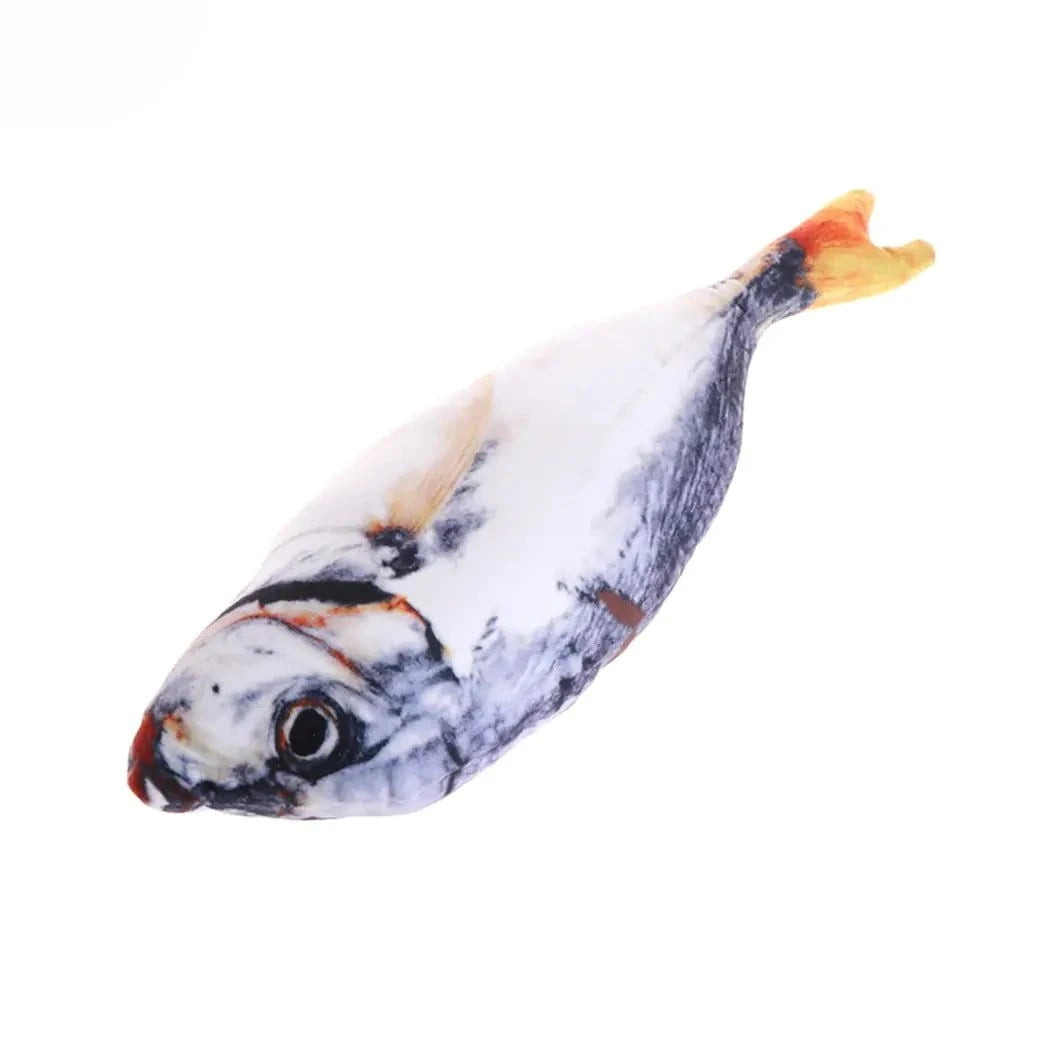 Catnip Fish Toy – Soft Plush Cat Toy with Bite-Resistant Design (20cm)