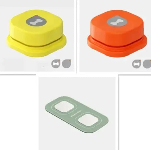 Interactive Pet Communication Button – Recordable Talking Button for Dogs & Cats