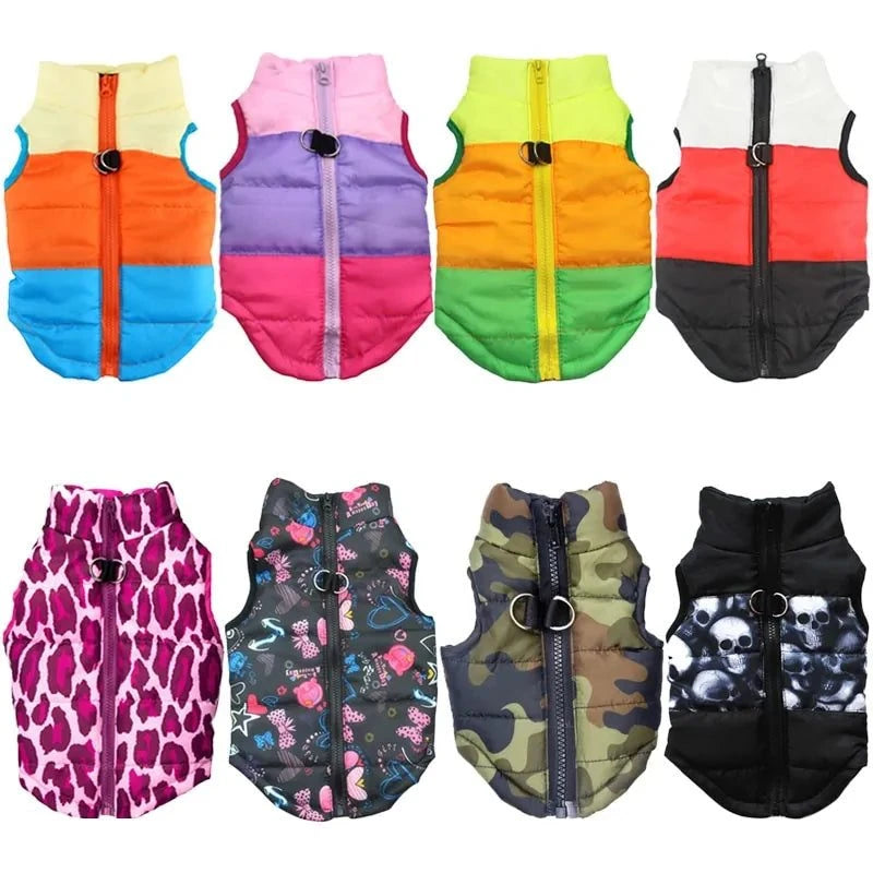 Warm Waterproof Winter Dog Vest – Stylish & Functional Cold Weather Pet Clothing