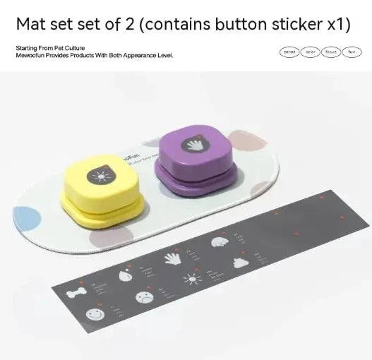 Interactive Pet Communication Button – Recordable Talking Button for Dogs & Cats