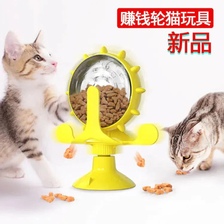 Interactive Cat Toy with LED Lights - Rotating Spring Motion Cat Toy Interactive Cat Toy with LED Lights - Rotating Spring Motion Cat Toy