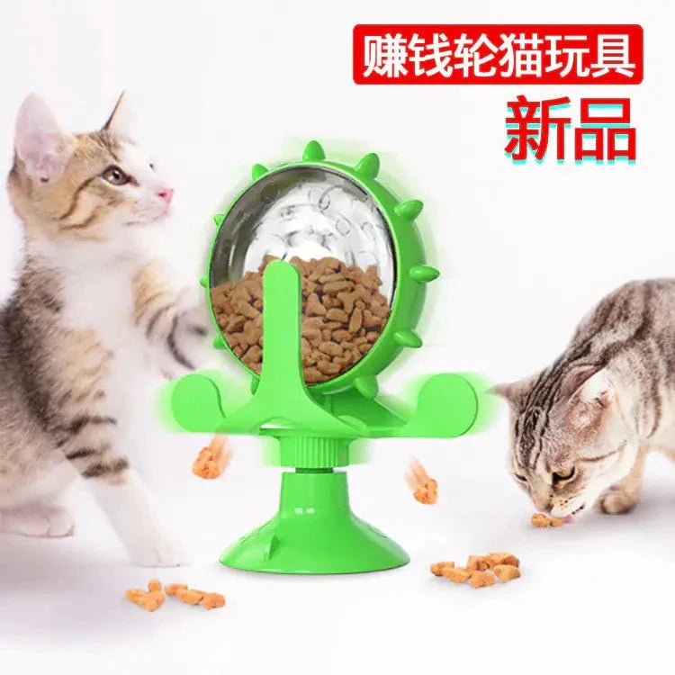 Interactive Cat Toy with LED Lights - Rotating Spring Motion Cat Toy Interactive Cat Toy with LED Lights - Rotating Spring Motion Cat Toy