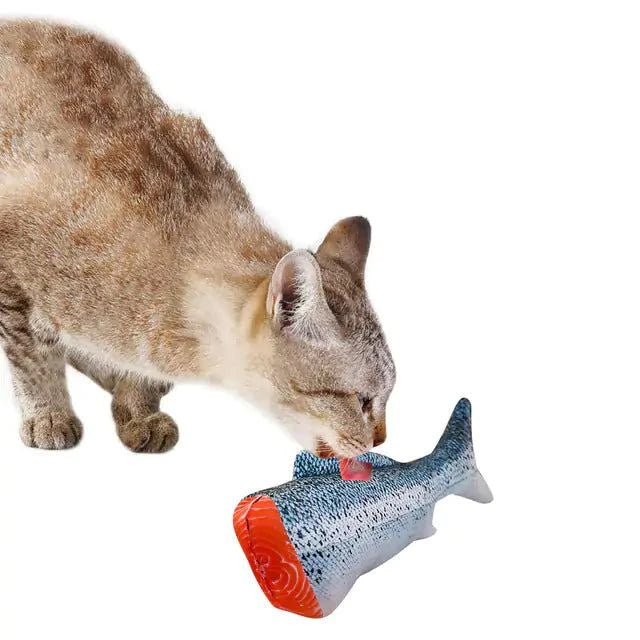 Catnip Fish Toy – Soft Plush Cat Toy with Bite-Resistant Design (20cm)