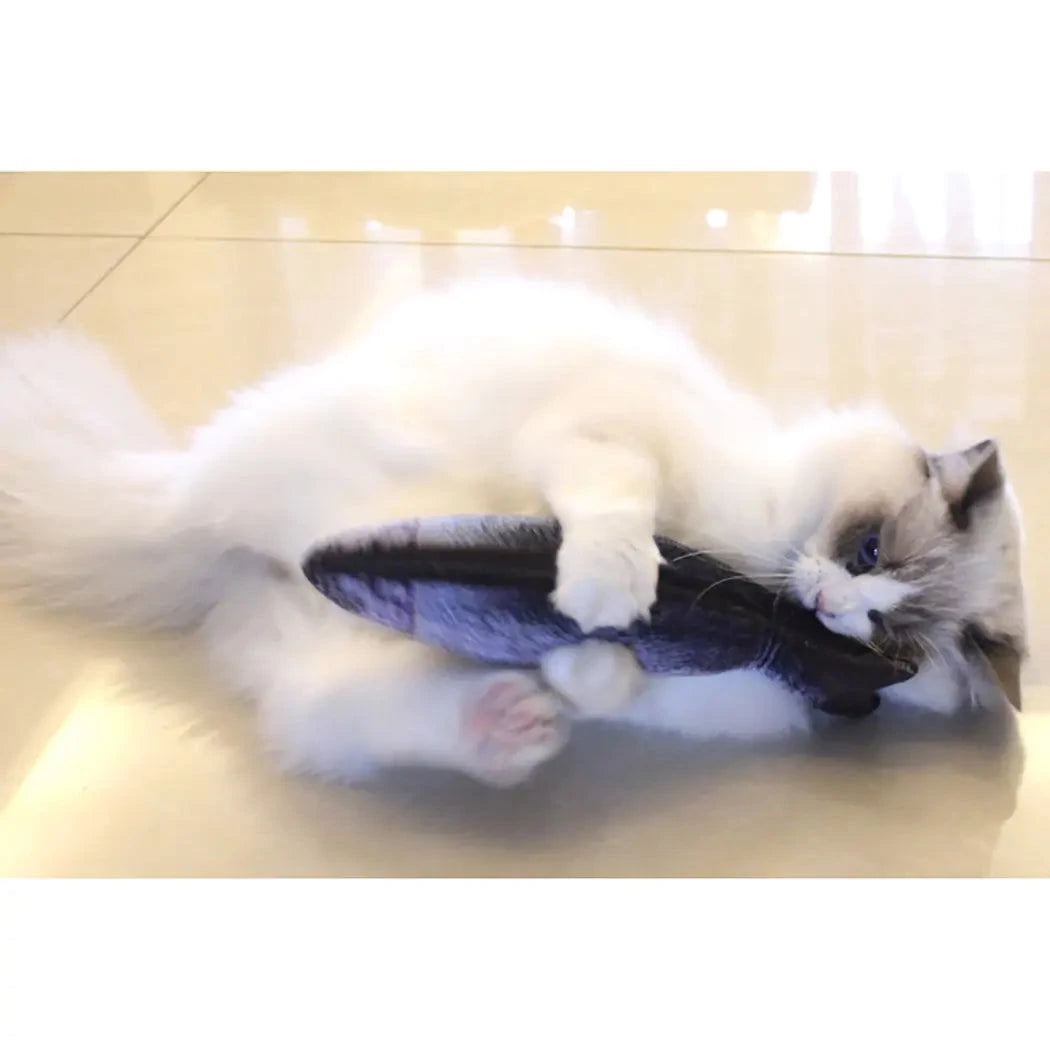 Catnip Fish Toy – Soft Plush Cat Toy with Bite-Resistant Design (20cm)
