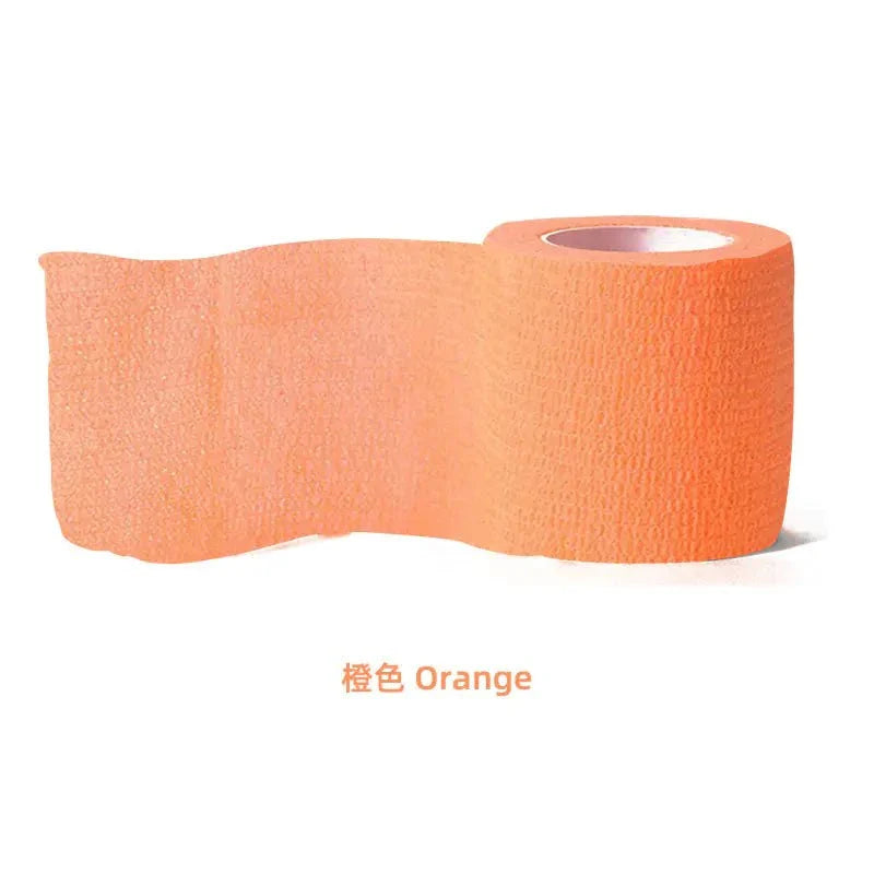 Orange PetCare self-stick fabric bandage roll, flexible and breathable for pet wound care and support