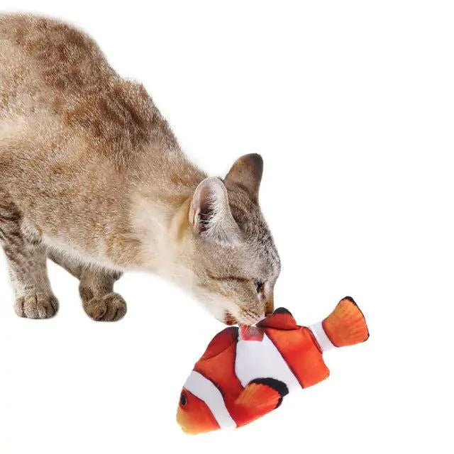 Catnip Fish Toy – Soft Plush Cat Toy with Bite-Resistant Design (20cm)