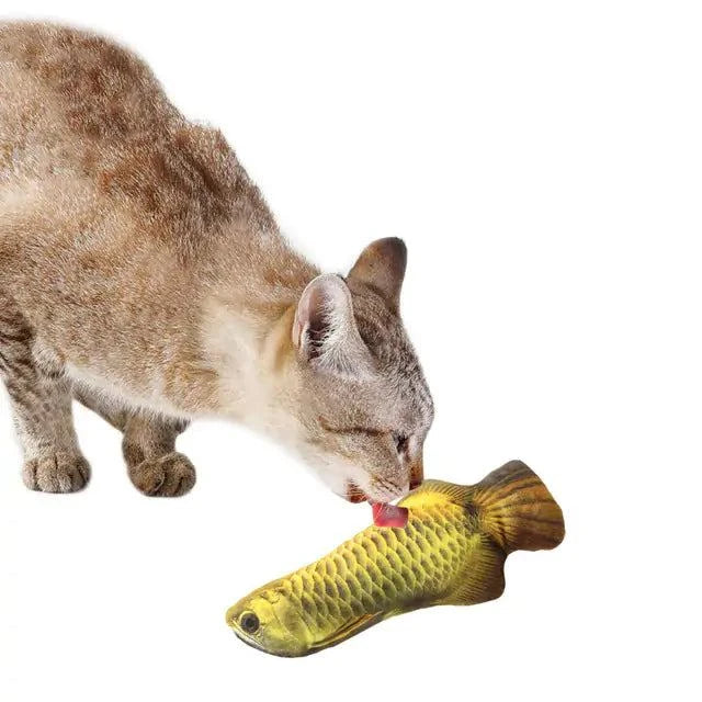Catnip Fish Toy – Soft Plush Cat Toy with Bite-Resistant Design (20cm)