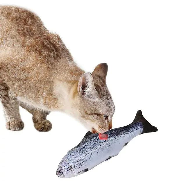 Catnip Fish Toy – Soft Plush Cat Toy with Bite-Resistant Design (20cm)