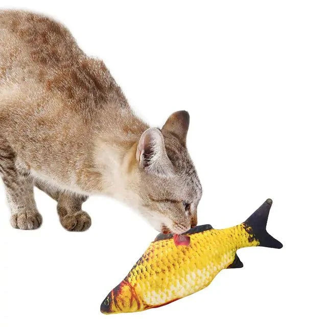 Catnip Fish Toy – Soft Plush Cat Toy with Bite-Resistant Design (20cm)