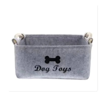 Chic Felt Pet Organizer Basket