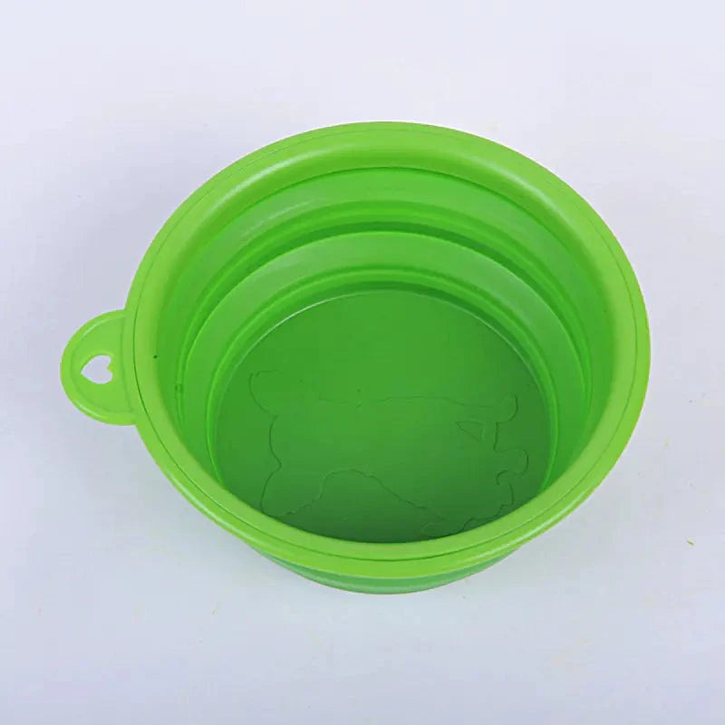 Eco-Friendly Silicone Pet Bowl – Portable for Cats & Dogs