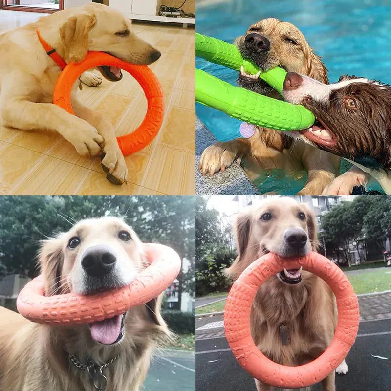 EVA Dog Pull Ring Toy - Durable Training Ring for Large &amp; Small Dogs