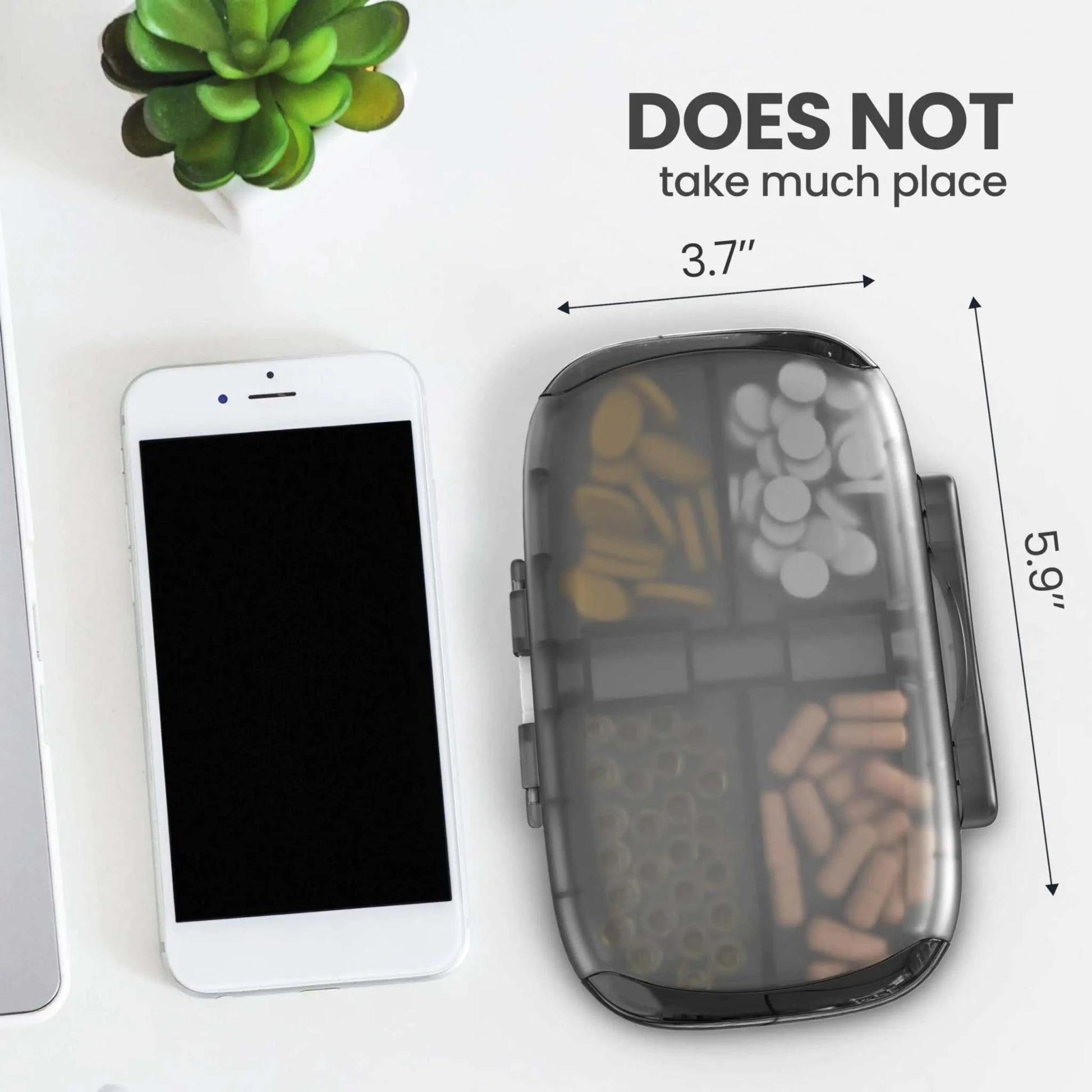 Pet Pill Organizer – Extra Capacity, Airtight & Adventure-Ready