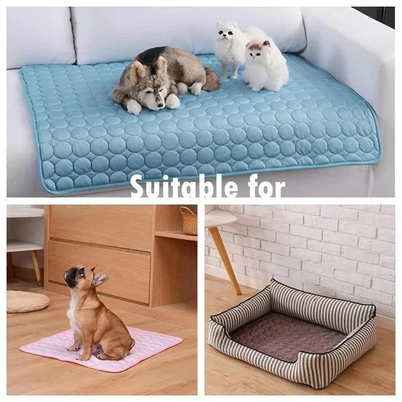 ❄️ Dog Cooling Mat – Summer Chill Pad for Pets of All Sizes