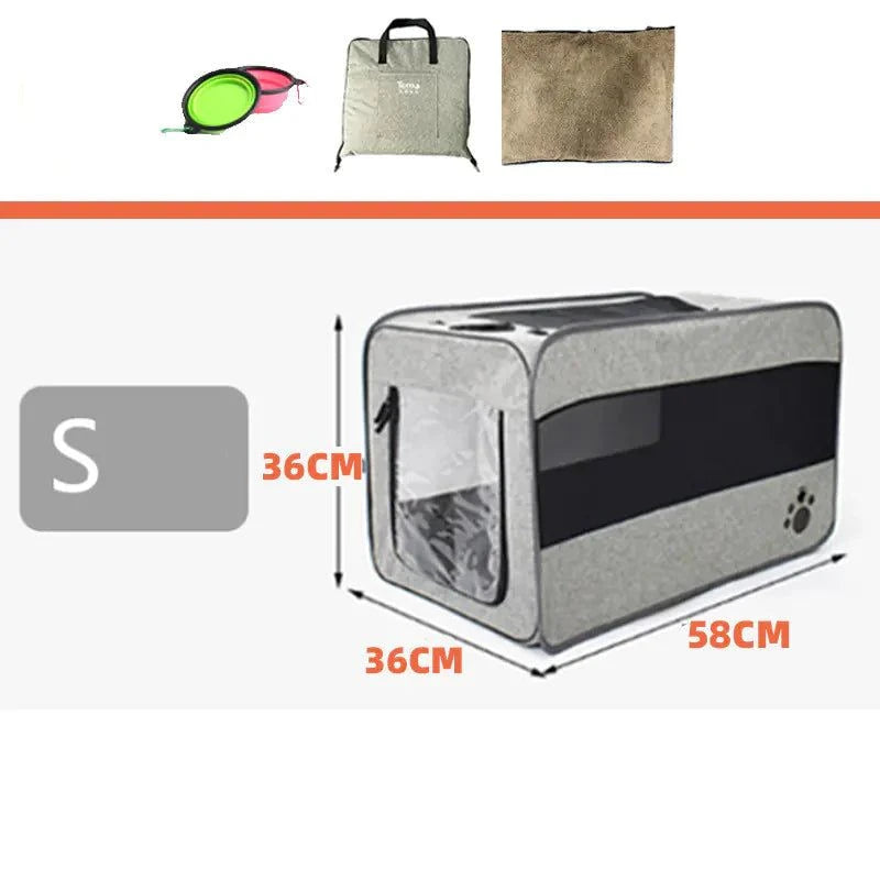 Portable Folding Pet Travel Carrier – Safe, Lightweight & Adventure-Ready