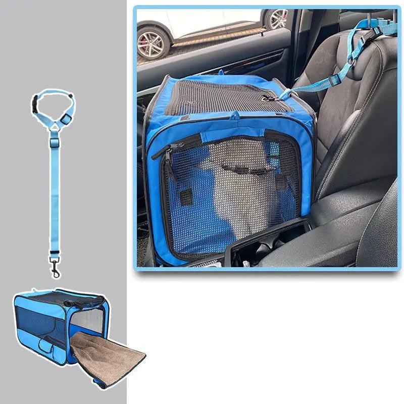 Portable Folding Pet Travel Carrier – Safe, Lightweight & Adventure-Ready