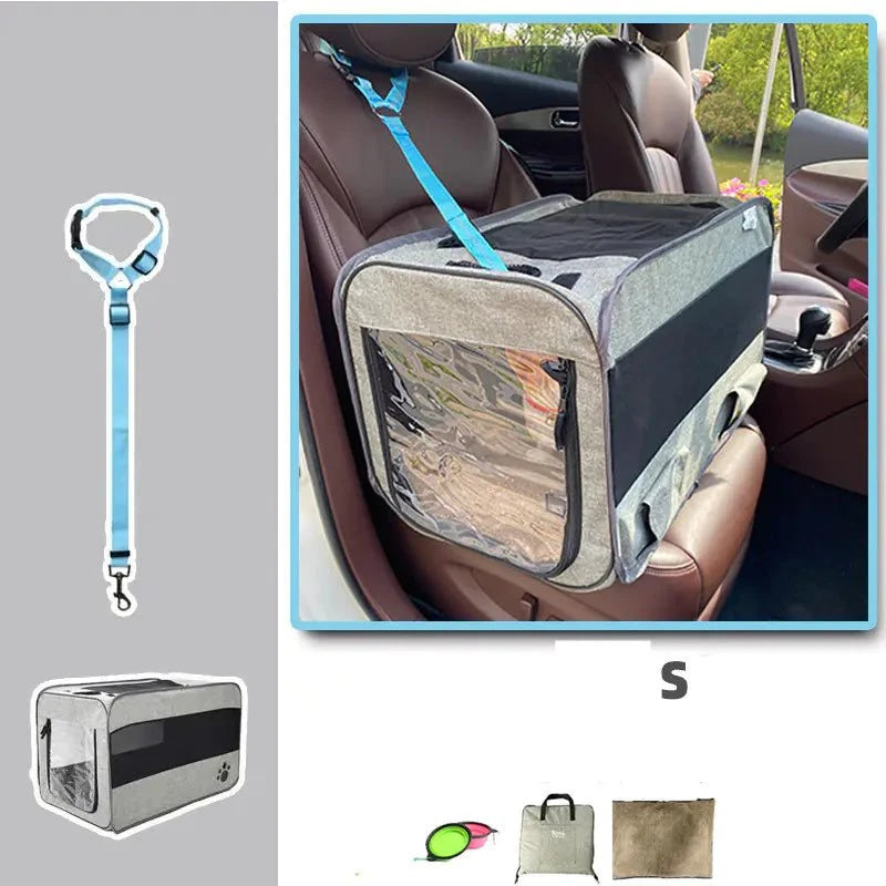 Portable Folding Pet Travel Carrier – Safe, Lightweight & Adventure-Ready