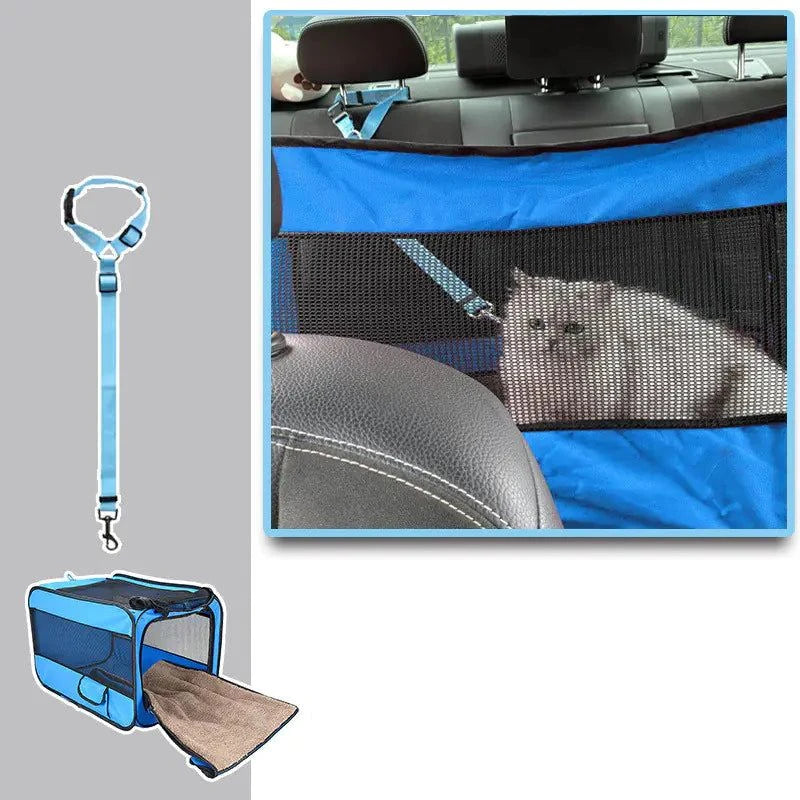 Portable Folding Pet Travel Carrier – Safe, Lightweight & Adventure-Ready