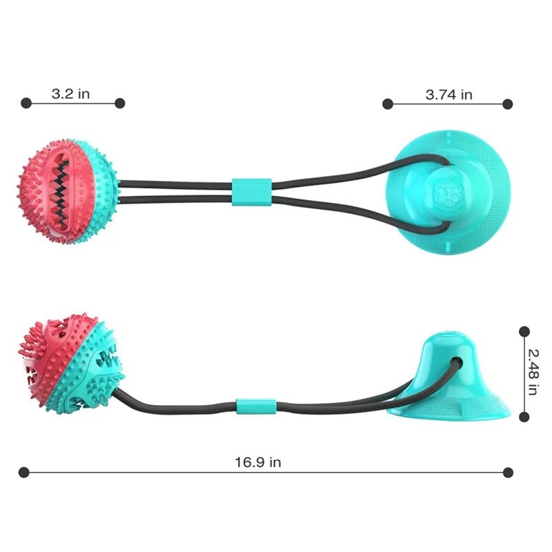 Suction Ball Interactive Dog Toy – Stick & Play Tether Ball for Active Dogs