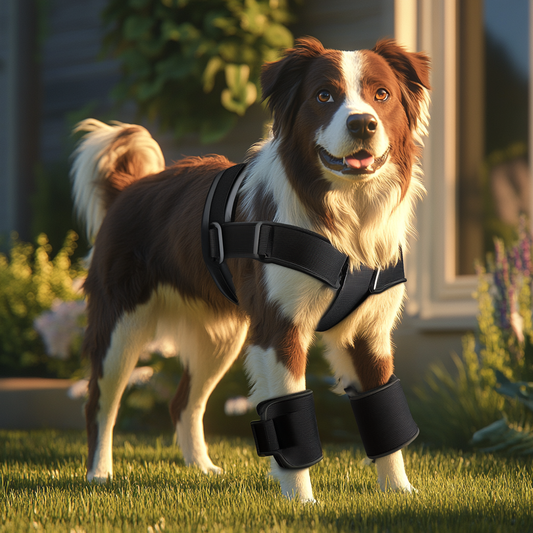 Dog Knee Brace Support – Adjustable Joint Pad for Injury & Arthritis Relief