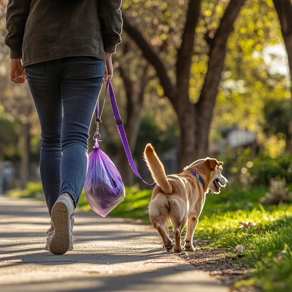 Earth Rated Leash Dispenser & 15 Dog Poop Bag Bundle Pack