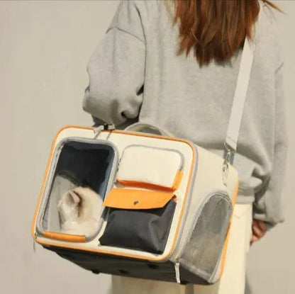 EVA Pet Travel Backpack – Spacious, Secure & Adventure-Ready Carrier for Cats