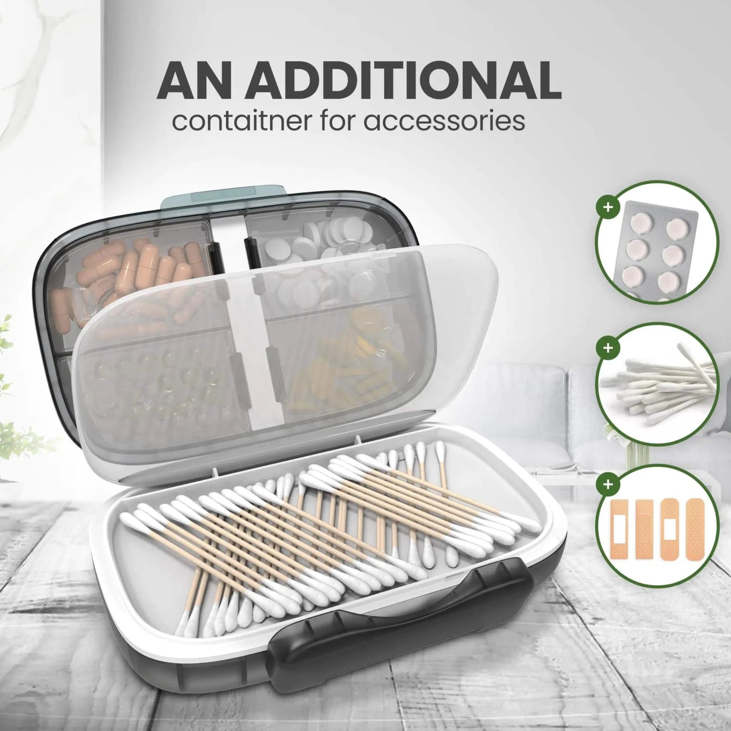 Compact Pet First Aid + Travel Meds Kit