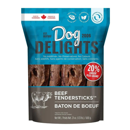 Dog Delights™ Beef Tendersticks – 100% Canadian Farm-Raised Beef Dog Treats