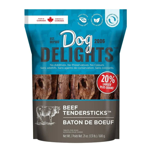 Dog Delights™ Beef Tendersticks – 100% Canadian Farm-Raised Beef Dog Treats