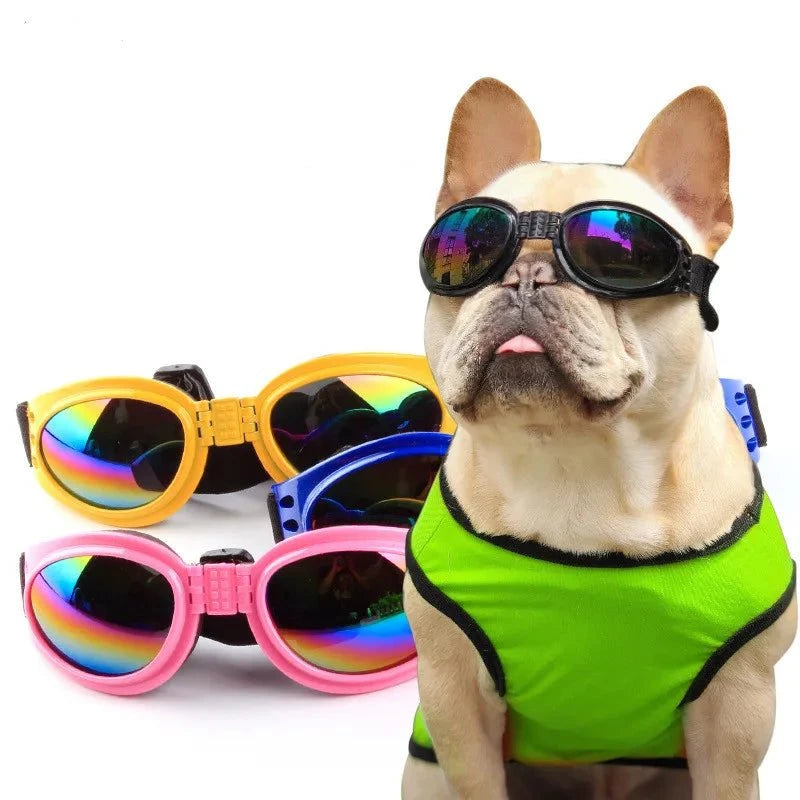 Foldable UV Protection Pet Sunglasses – Stylish Dog & Cat Glasses in 6 Colors