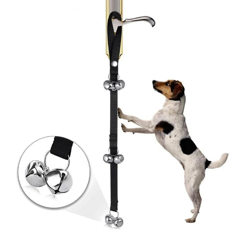 Zacro Adjustable Dog Doorbell for Potty Training – 7 Loud Bells, Easy Hang Design