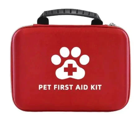 Starter Kit- Waterproof Pet First Aid Kit – Red Camo Organizer Bag