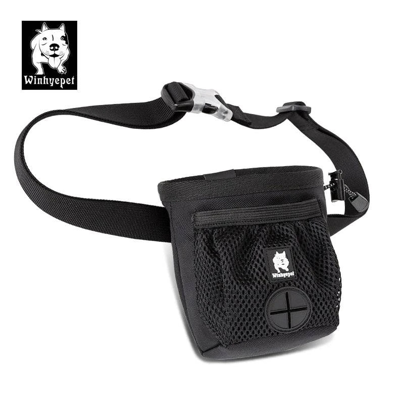 Winhyepet Dog Training Waist Bag – Hands-Free Treat Pouch for Walks & Obedience Training