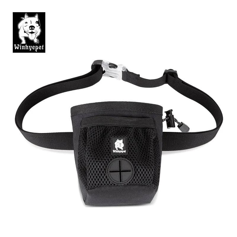 Winhyepet Dog Training Waist Bag – Hands-Free Treat Pouch for Walks & Obedience Training