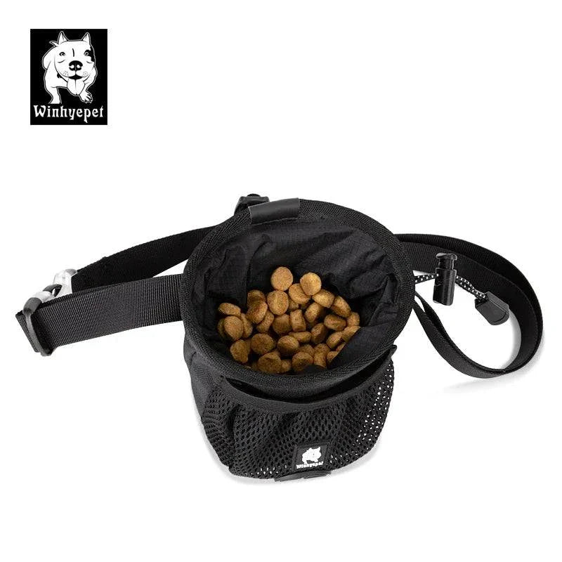 Winhyepet Dog Training Waist Bag – Hands-Free Treat Pouch for Walks & Obedience Training