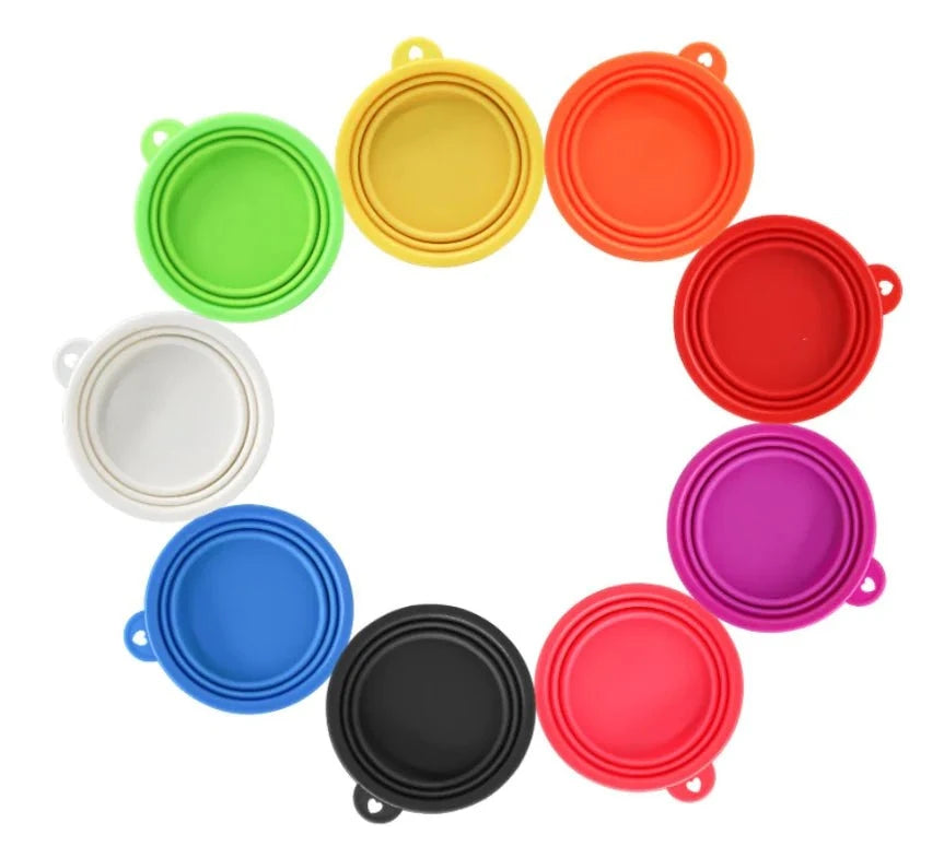 Eco-Friendly Silicone Pet Bowl – Portable for Cats & Dogs