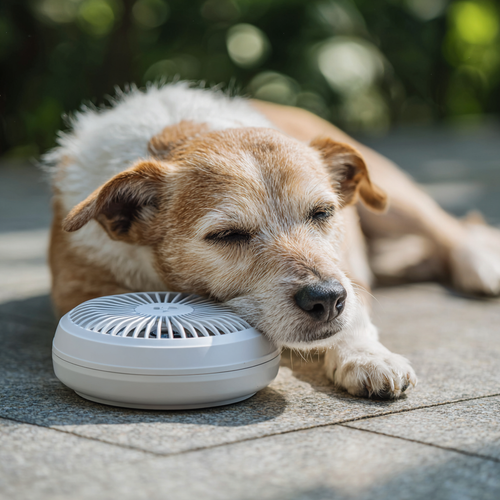 Mini Spray Pet Cooling Fan