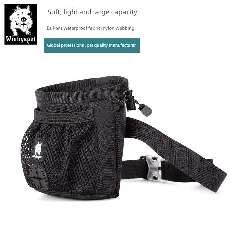 Winhyepet Dog Training Waist Bag – Hands-Free Treat Pouch for Walks & Obedience Training