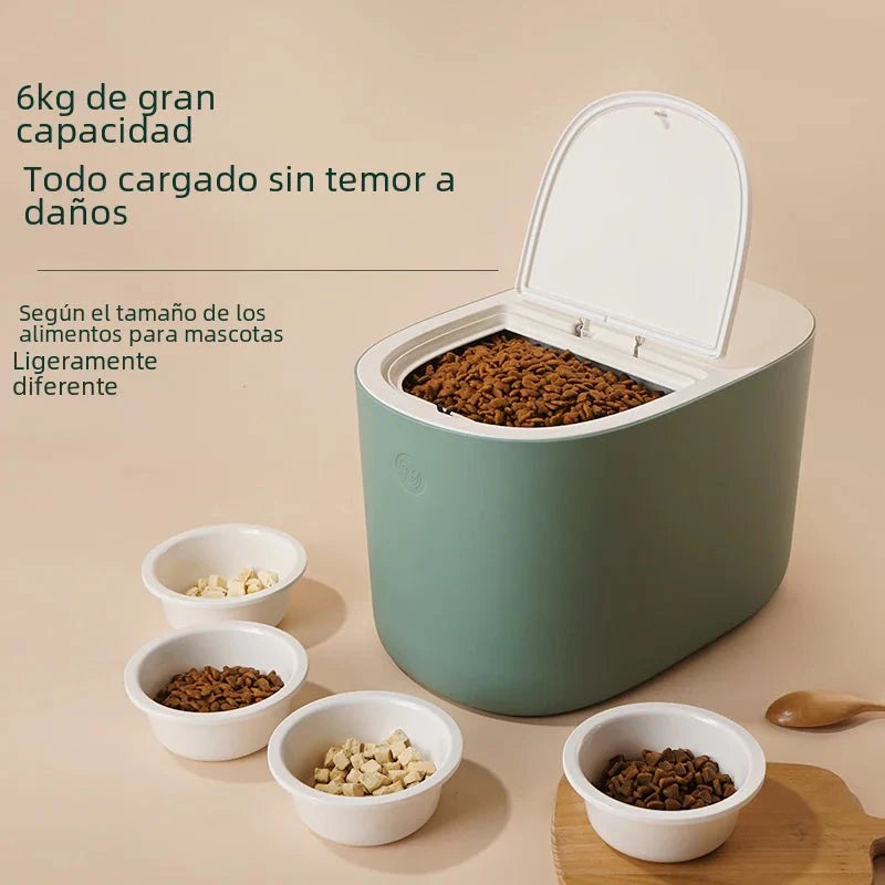 Airtight Pet Food Storage Barrel – Moisture-Proof, 6–8kg Capacity