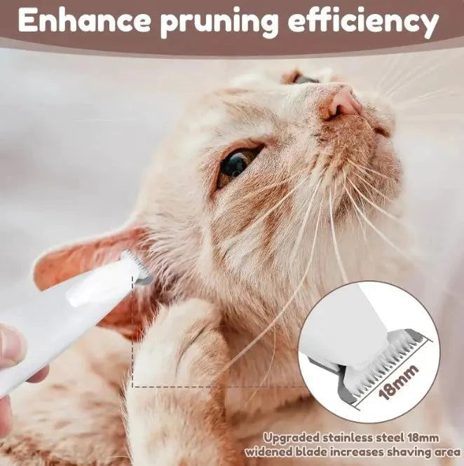 Rechargeable Pet Paw Trimmer with LED Light – Waterproof, Ergonomic, and Precision Grooming