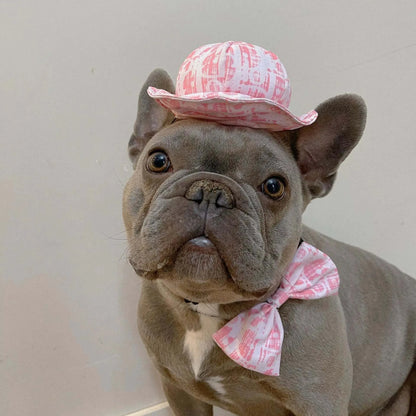 Dog Cowboy Hat & Bandana Costume – Cute Western Pet Outfit for Travel, Parties & Photoshoots