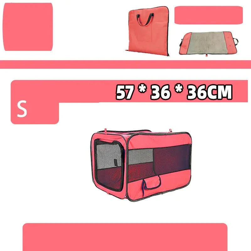 Portable Folding Pet Travel Carrier – Safe, Lightweight & Adventure-Ready