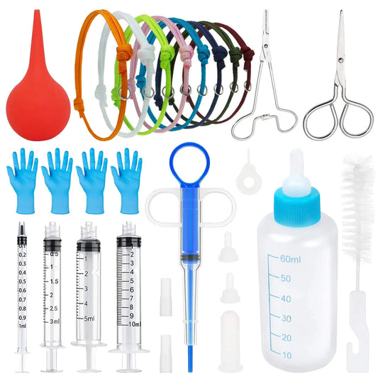 Complete Puppy & Kitten Whelping Kit – Newborn Pet Feeding & Nursing Essentials