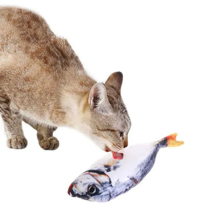 Catnip Fish Toy – Soft Plush Cat Toy with Bite-Resistant Design (20cm)