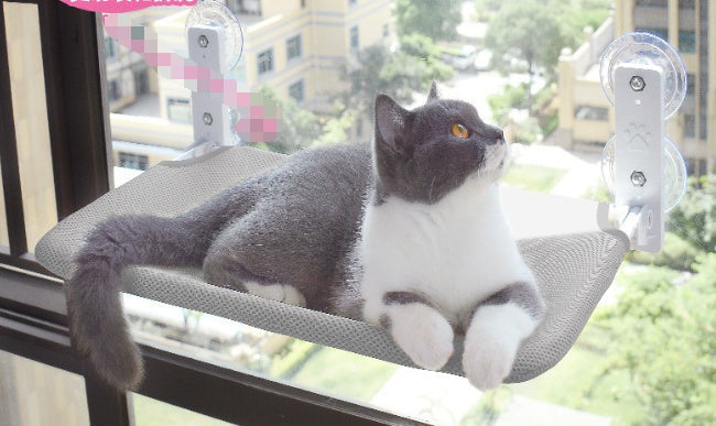 Cat Window Hammock – Plush Perch for Sun-Loving Cats