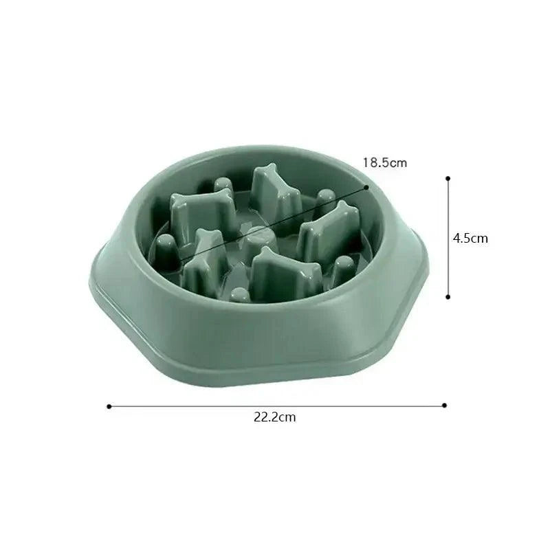 Slow Feeder Pet Bowl – Anti-Gulp Design for Healthier Eating & Digestion