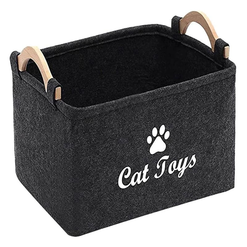 Chic Felt Pet Organizer Basket