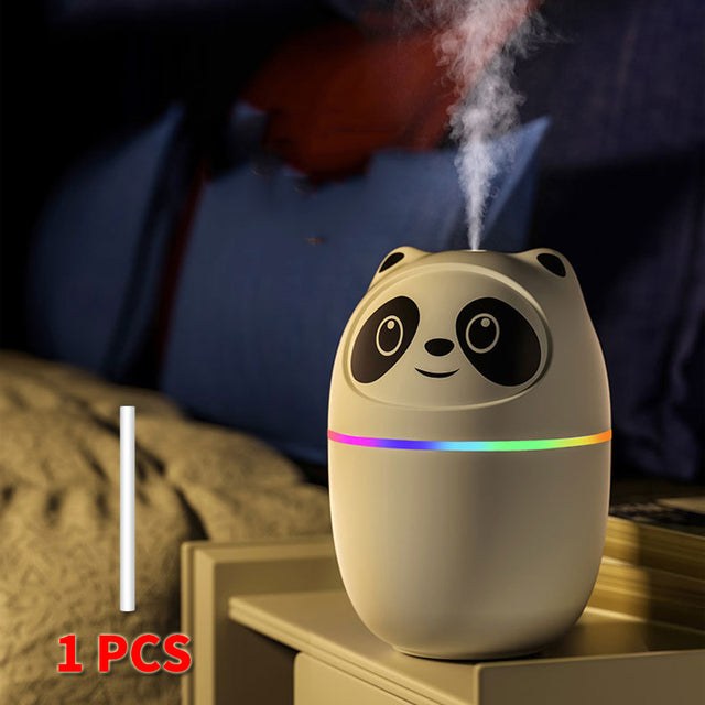 Cute Cat Humidifier – Ultrasonic Mist Diffuser with Night Light & Aromatherapy (250ml)