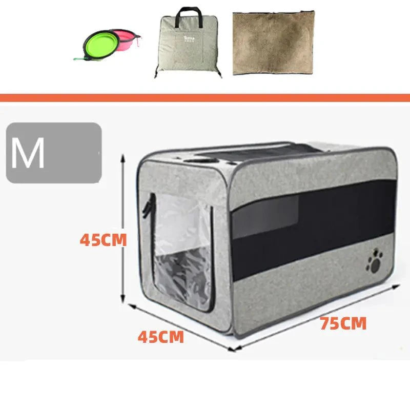 Portable Folding Pet Travel Carrier – Safe, Lightweight & Adventure-Ready